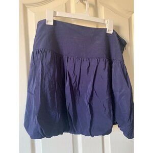 Womens Navy Bubble Skirt Size 14 A New Day 90% Recycled Lining